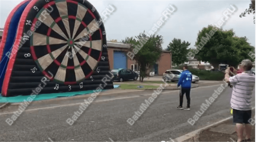Надувной герметичный дартс «Стандарт» диаметр 4 м, размер 4×1,5×4 м