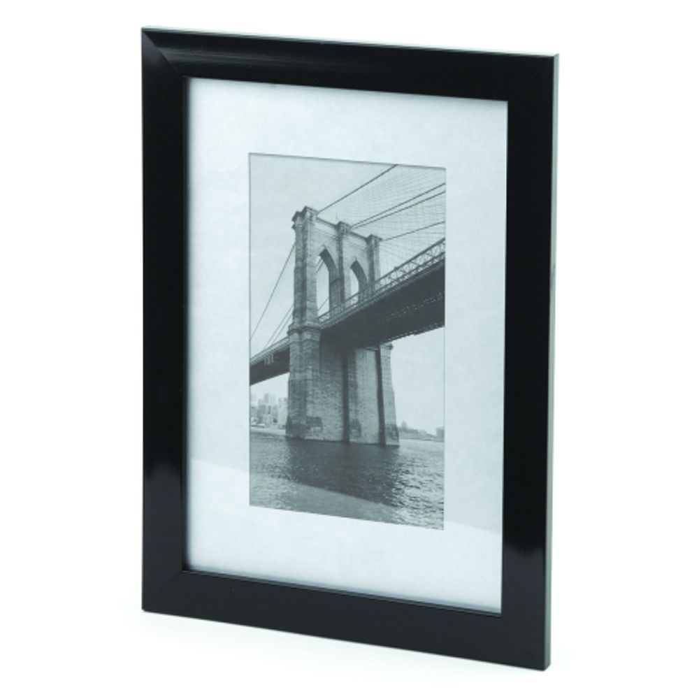 Фоторамка Image Art 601 21х30 пластиковая со стеклом чёрная