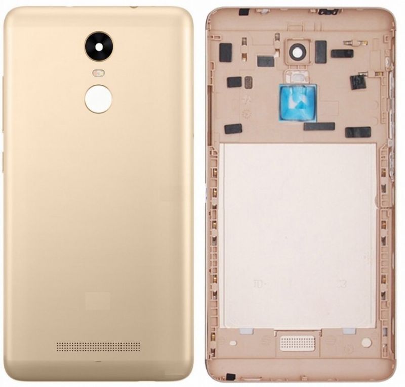 Задняя крышка для Xiaomi Redmi 5 (без стекла камеры) золотая