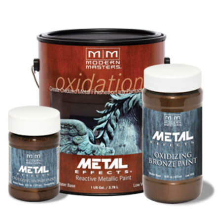 Бронза с эффектом голубой патины Metal effects bronze paint Modern Masters