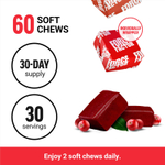 Force Factor, Complete Cranberry ™, сладкая клюква, 60 жевательных таблеток
