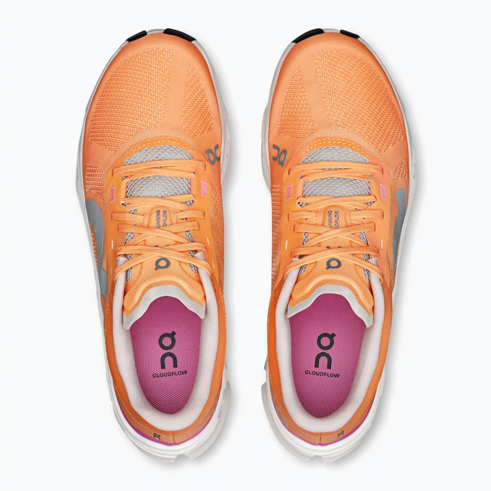 Женские Кроссовки для бега On Cloudflow 5 tangerine/silver