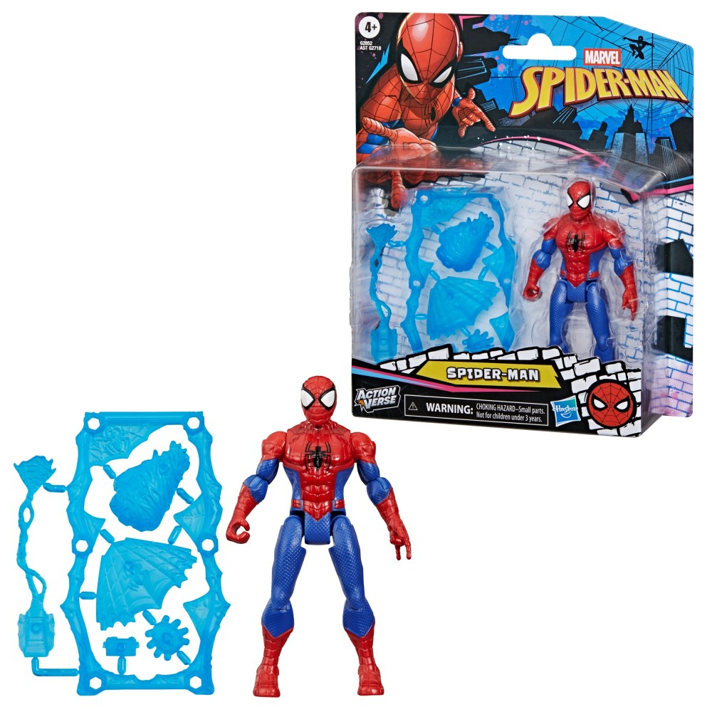 Hasbro MARVEL Spider-Man - Фигурка Человек-паук 11,5 см ActionVerse G2852