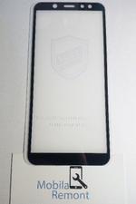 Защитное стекло "Полное покрытие" для Samsung A600F (A6 2018) Черный