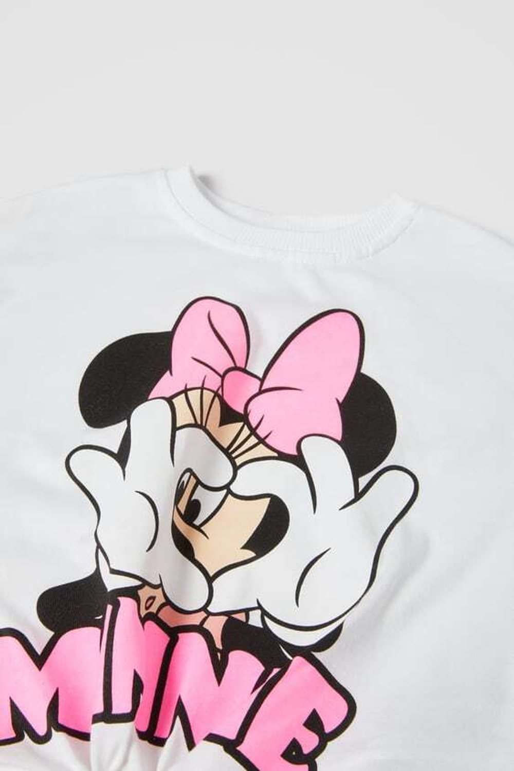 ZARA ФУТБОЛКА С ПРИНТОМ МИННИ МАУС © DISNEY, БЕЛЫЙ