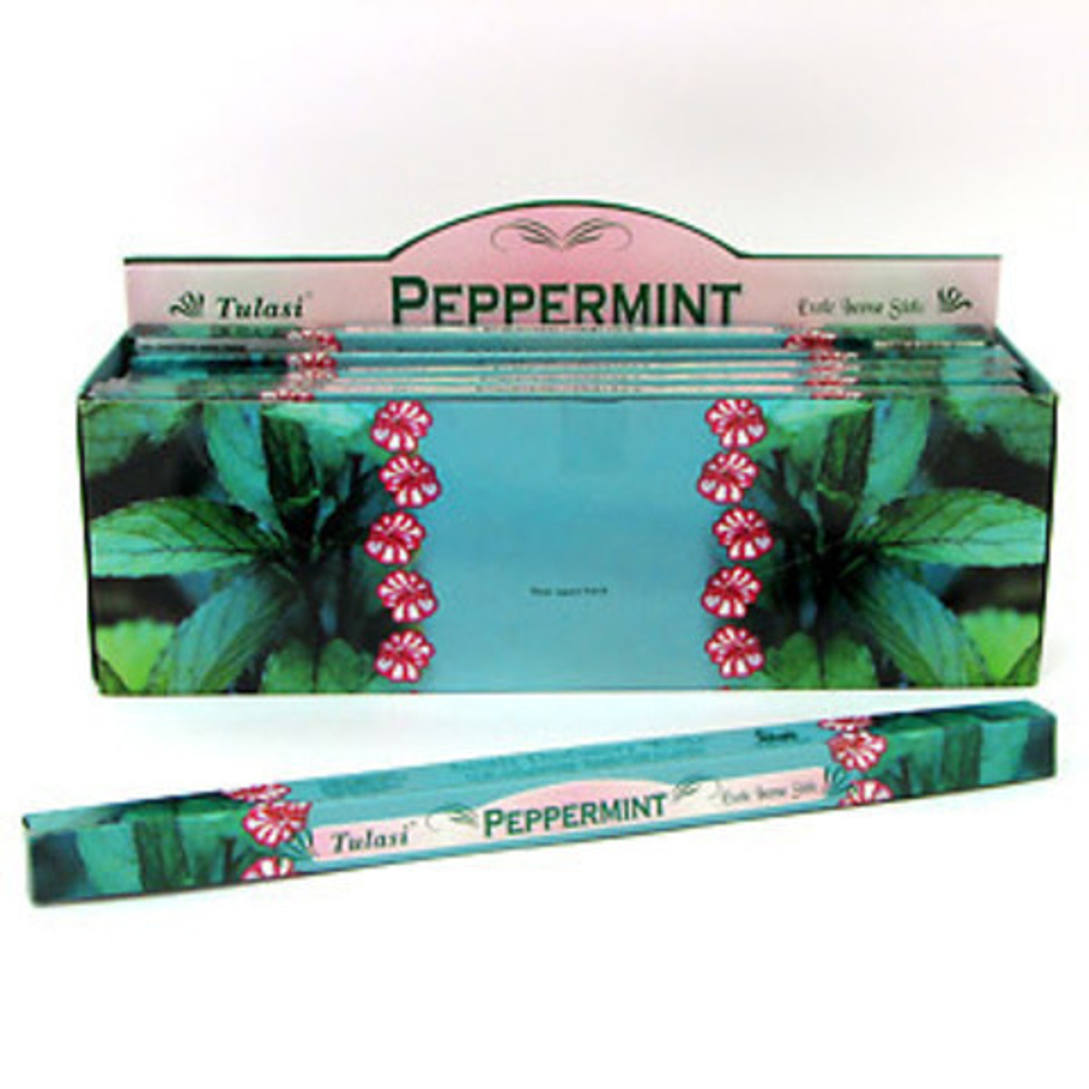 Tulasi Peppermint четырехгранник Благовоние Перечная мята