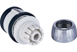 Соединитель для шланга металлический 13 мм 1/2" с аквастопом HF 011MWS Garden Elitech 206040