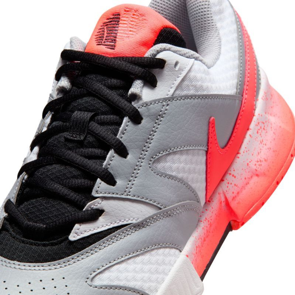 Мужские теннисные кроссовки Nike Court Lite 4 HC Premium - white/hot lava/wolf grey