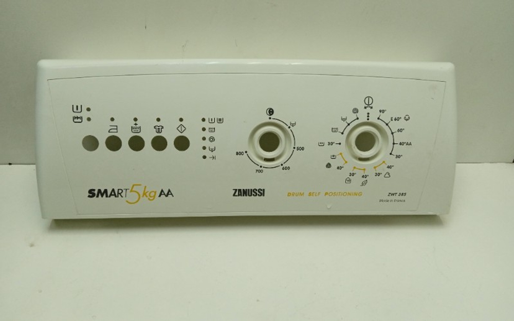 ZWT385 кт132 Лицевая панель для стиральной машины Zanussi ZWT385 б/у