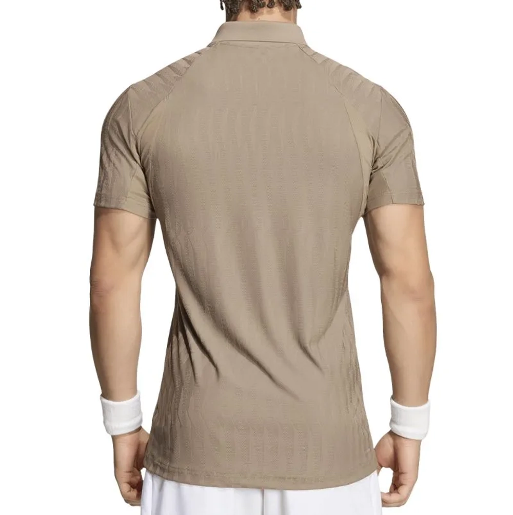 Мужское теннисное поло Adidas Climacool+ Airchill Freelift - khaki six