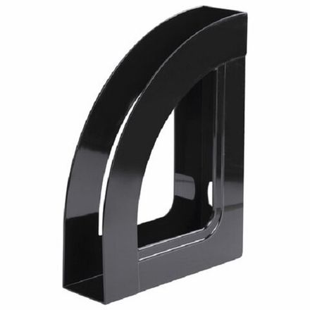 Лоток вертикальный Brauberg 70мм Economy, чёрный, без переднего борта