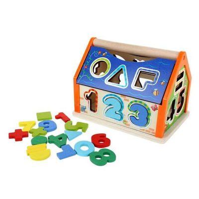 Развивающая игрушка деревянная Сортет обьемный, коробка C-41834