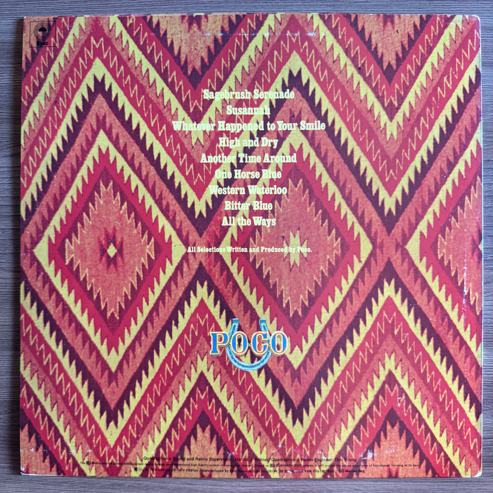 Poco ‎– Cantamos (США 1974г.) Т