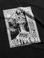 Футболка Hardlunch оверсайз Werewolf черная