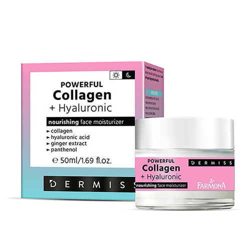 Питательный крем с гиалуроновой кислотой и коллагеном Farmona Dermiss 50мл