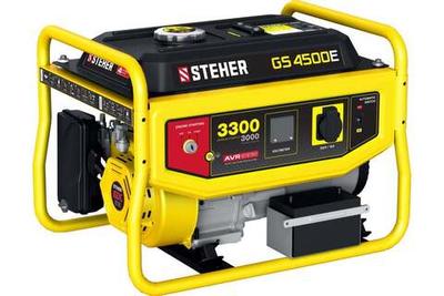 Бензиновый генератор (3.3 кВт) STEHER (GS-4500E)