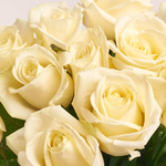 Букет 15 Белых роз "В моем сердце"