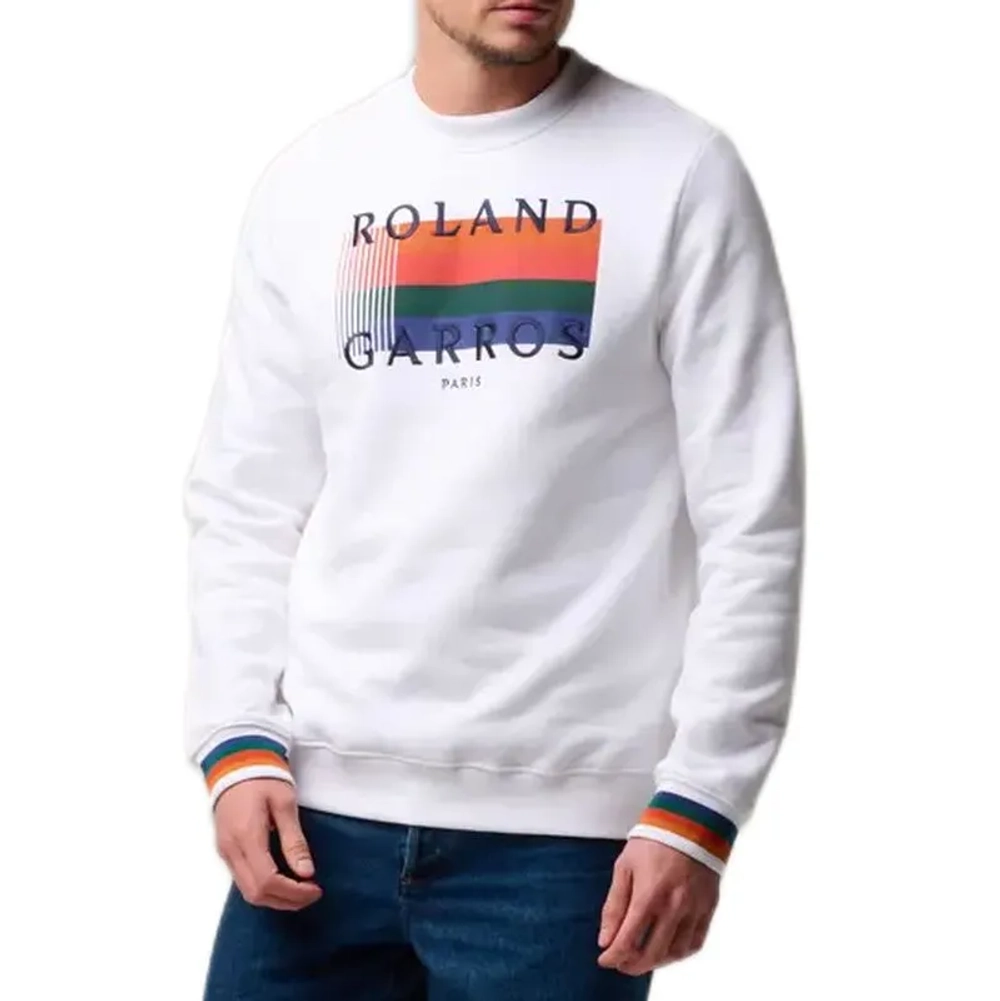 Куртка теннисная Roland Garros Color Lines - white