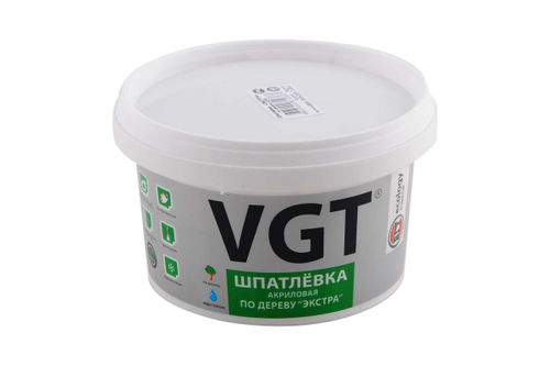 Шпатлевка по дереву VGT Экстра, акриловая, 0,3 кг, дуб, ВГТ, 43996