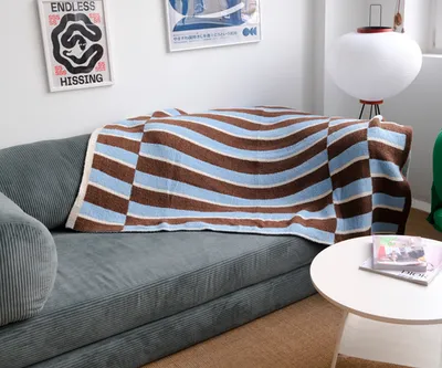 Плед в полоску, 170х120см