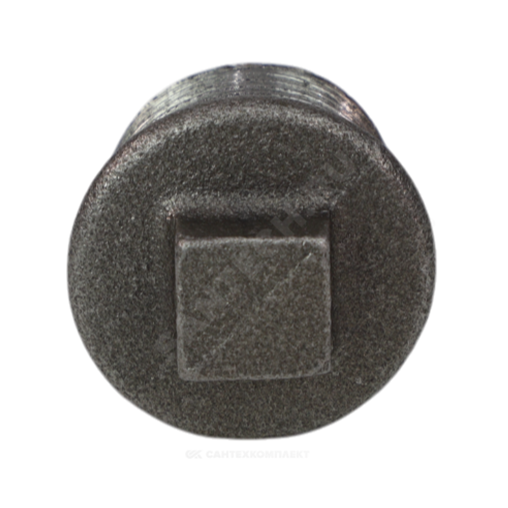 Заглушка чугун Ду 25 (1") НР Fittex PLUS