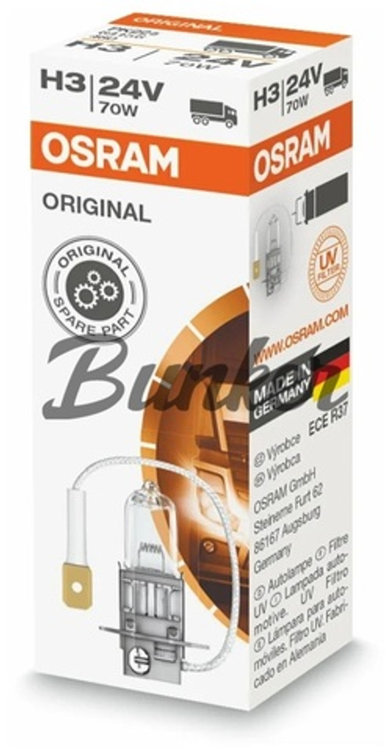 Галогеновая лампа Osram H3,24V