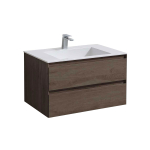 Тумба под раковину Vincea Luka 800 подвесная, 2 выкатных ящика soft-close, R.Oak