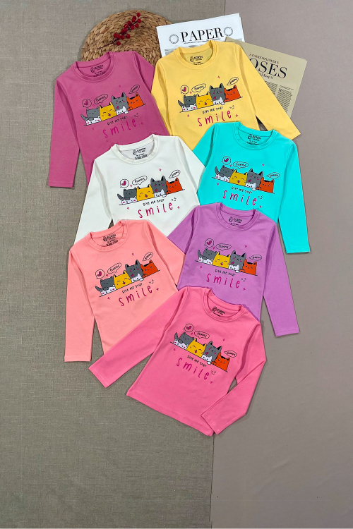 Лонгслив для девочек