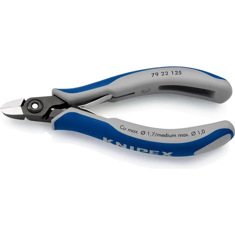 Прецизионные кусачки боковые для электроники чернёные 125 мм Knipex 79 22 125