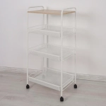 Этажерка 4х-секционная «Ладья 34КС», цвет белый, 45*30*88см