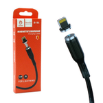 Кабель USB - Lightning DENMEN D18L магнитный (черный) 1м