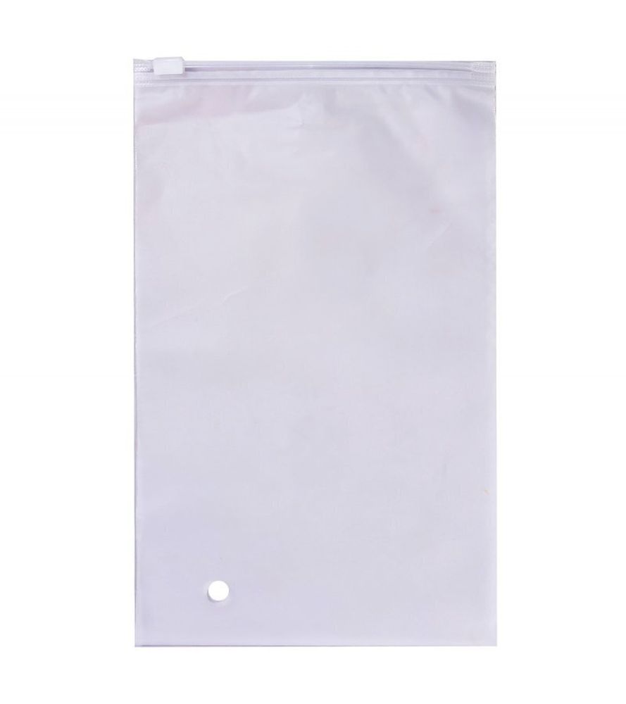Пакет Зип Лок Zip Lock с бегунком, полуматовый, 35х45 см, 140 микрон (70микрон*2)