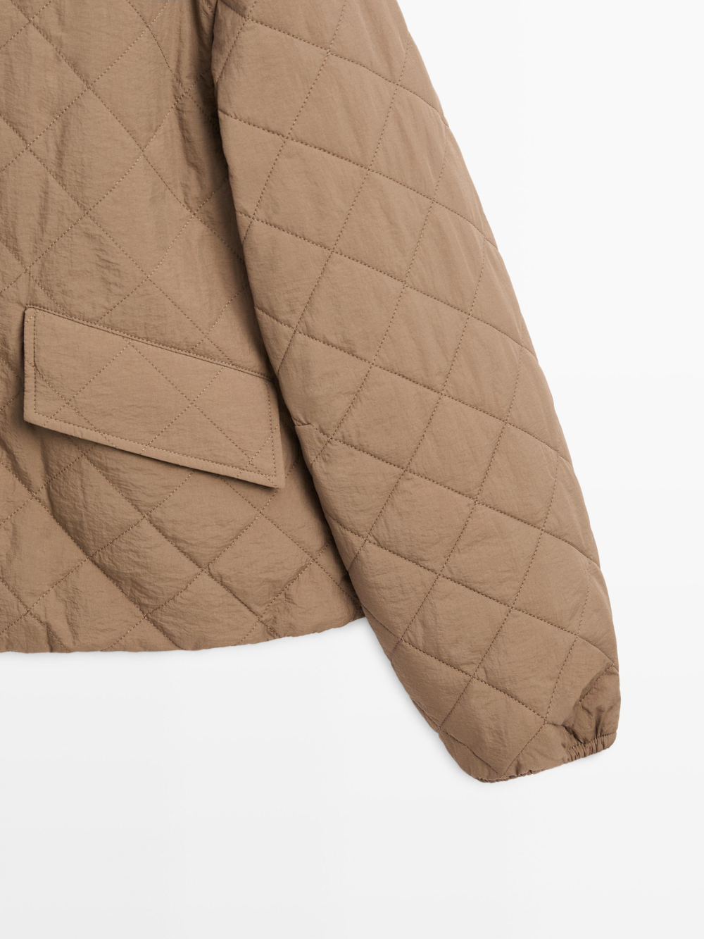 Massimo Dutti Куртка-бомбер, коричневый