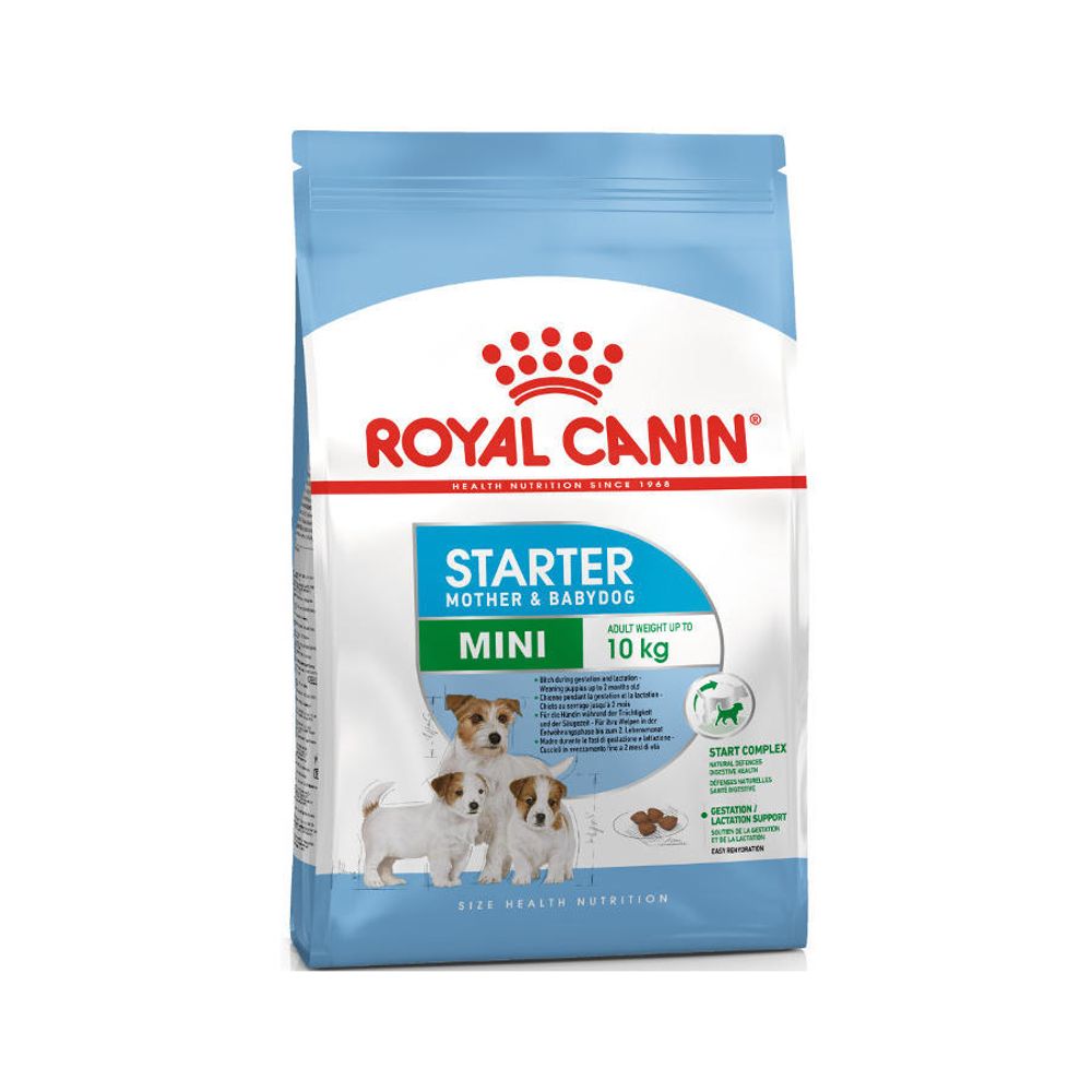 Корм для собак ROYAL CANIN Size Mini Starter для щенков до 2х месяцев, беременных и кормящих сук сухой 3кг.
