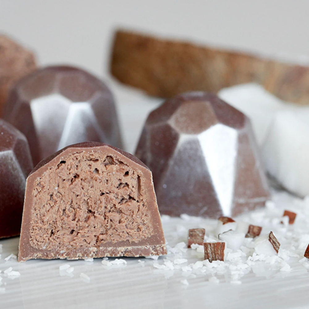 Пралине из молочного шоколада с кокосом PRALIN DELICRISP COCONTY, IRCA  Италия, 500гр