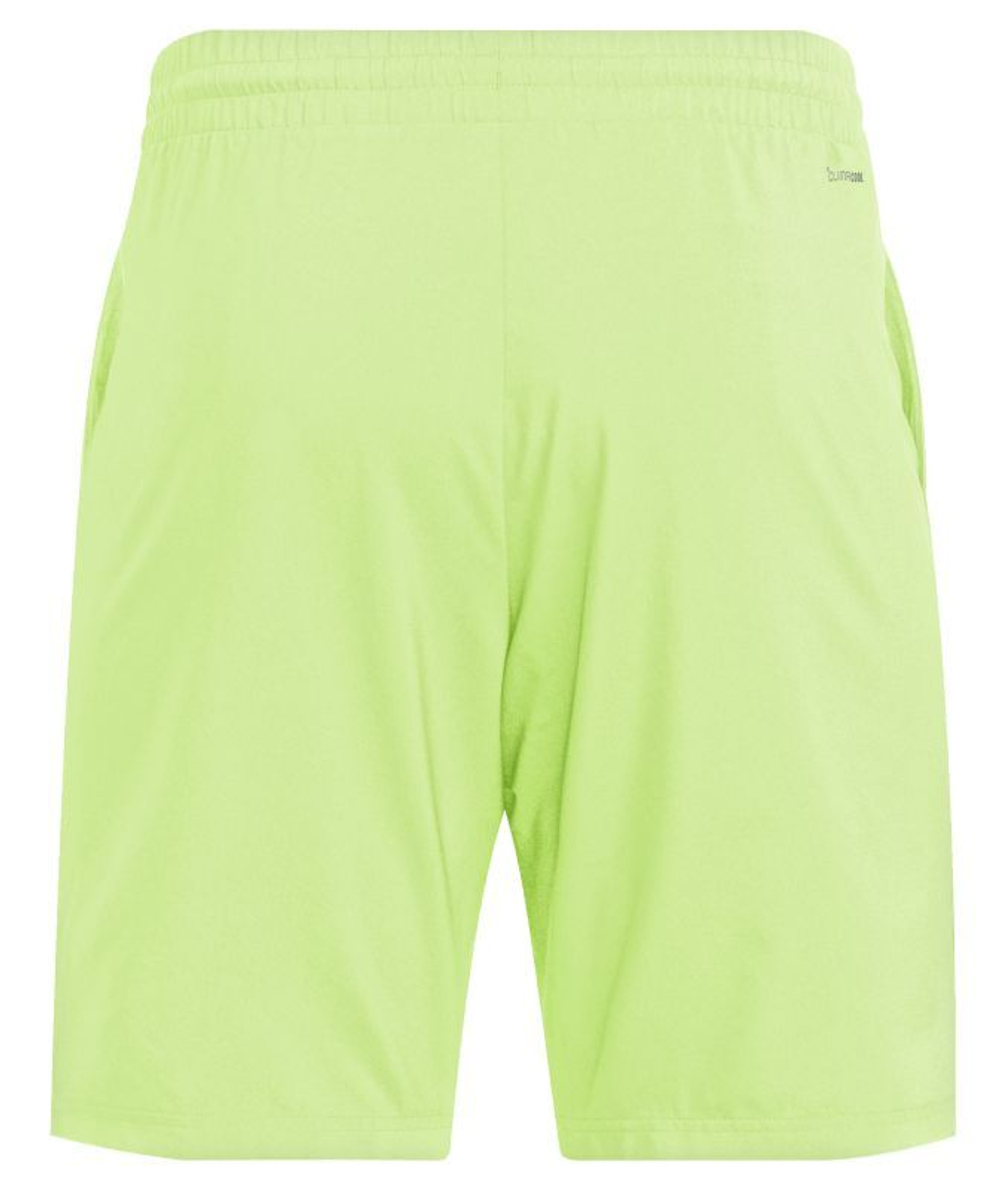 Мужские теннисные шорты Adidas Club 3 Stripes 9" - зеленый