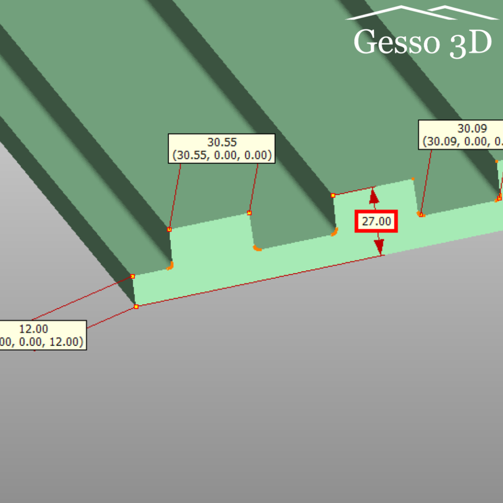 Гипсовая 3D панель Рондо 2