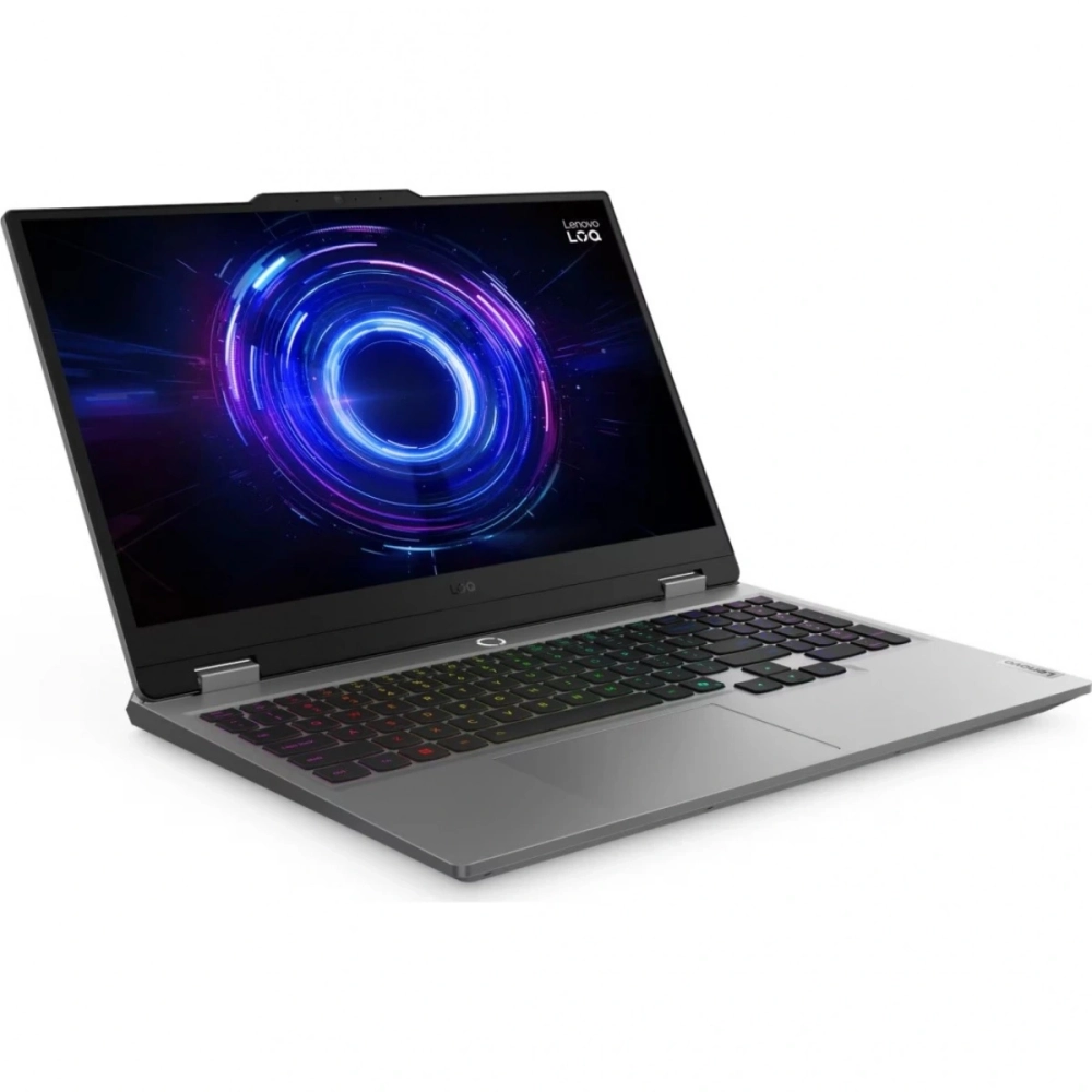Ноутбук Lenovo LOQ 15IRX10 Intel Core i5-13450HX/16Gb (1*16 D5)/SSD512Gb/RTX5050 8Gb (100W)/15.6"/IPS/FHD/1920x1080/144Hz/Win11 (SL English)/RJ-45/Luna Grey/2.4kg (83JE002KUS)