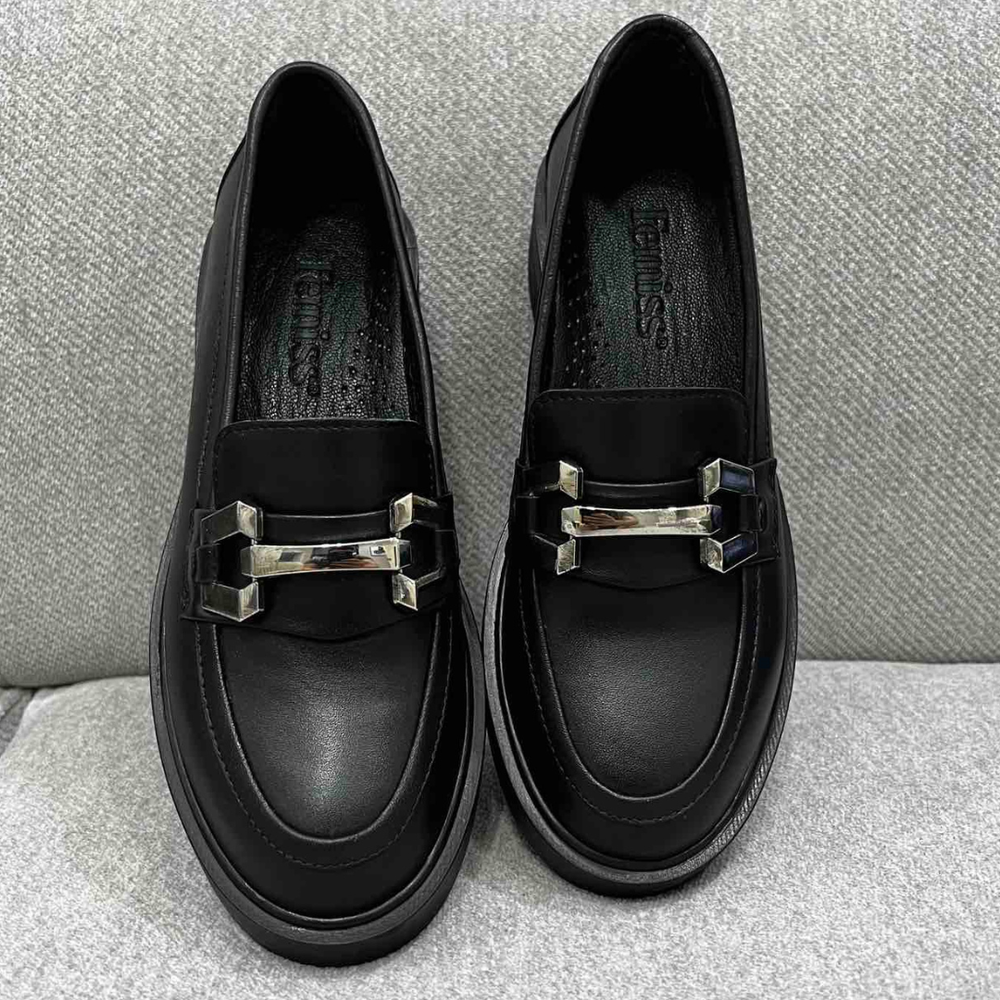 Комфортные лоферы Femiss 457 Black Mat