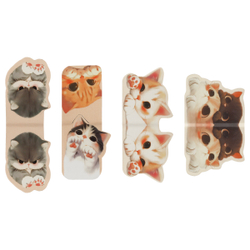 Закладки магнитные для книг, 4шт., MESHU "Cute kittens", матовая ламинация MS_66068