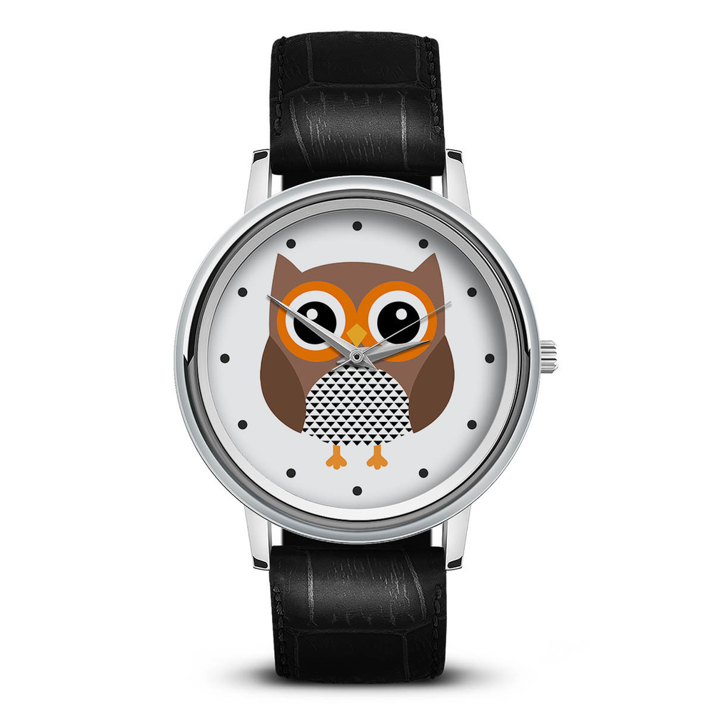 Часы наручные Сова wowl 02 w11 Декор для дома, подарок
