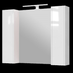 Шкаф зеркальный ЮВЕНТА BrxMC-100 Белый