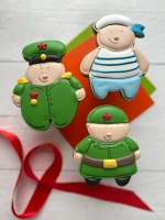 Имбирные пряники подарок на 23 февраля