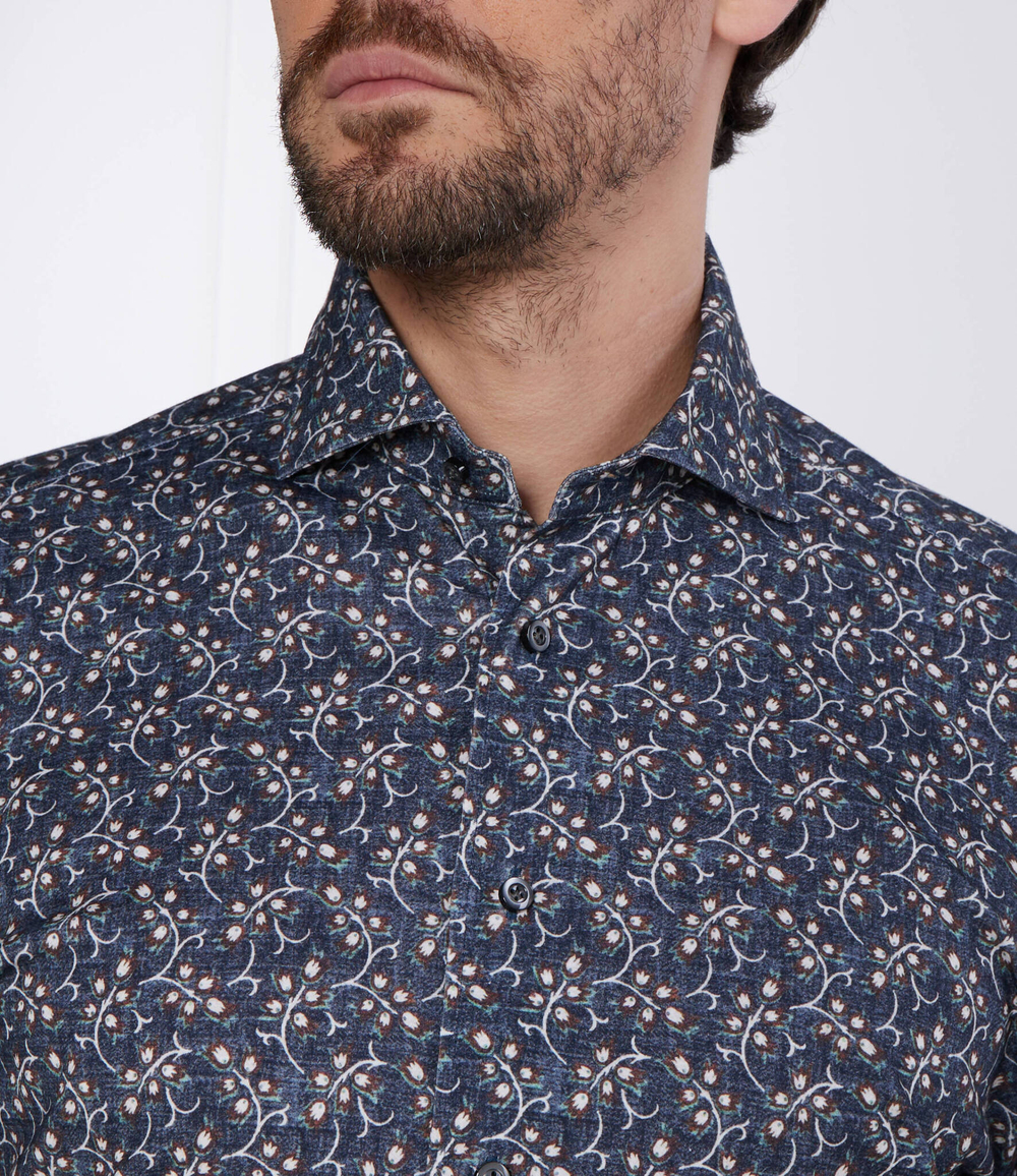 Рубашка Emanuel Berg - темно-синий(BY-Byron MFJ4)