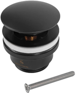 Донный клапан Grocenberg GB106 Черный матовый