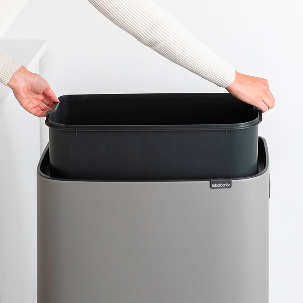 Мусорный бак Bo Touch Bin HI 60л Brabantia Минерально-серый