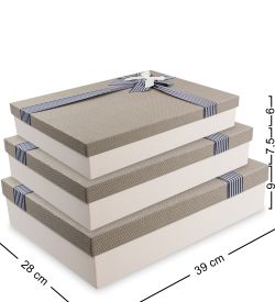 Packing Symphony WF-23-B Набор коробок из 3шт «Прямоугольник»