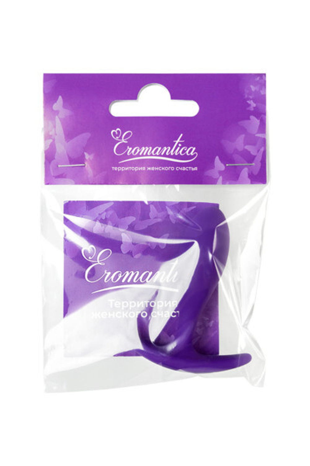 АНАЛЬНАЯ ВТУЛКА EROMANTICA MAGIC, СИЛИКОН, ФИОЛЕТОВАЯ, 7,2 СМ, Ø 2 СМ