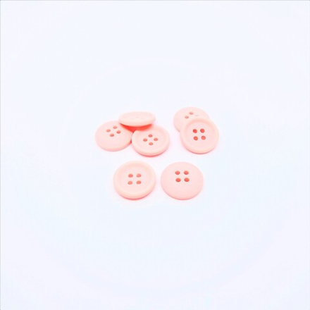 Пуговицы №645, 4пр, 15мм, цв.розовый (CN 2583)