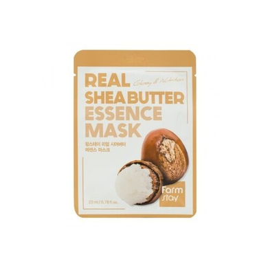 FarmStay Маска тканевая для лица с маслом ши - Real shea butter essence mask, 23мл